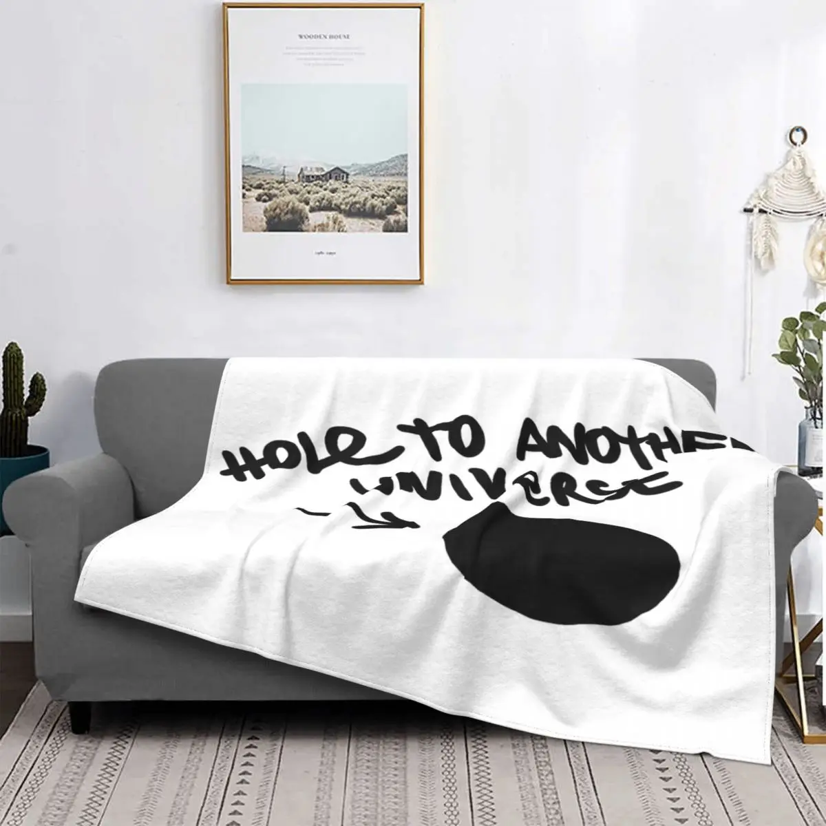 

Hole To Another Universe-Manta de Graffiti, para cama colcha, edredones a cuadros, manta de Picnic a cuadros, mantas receptoras