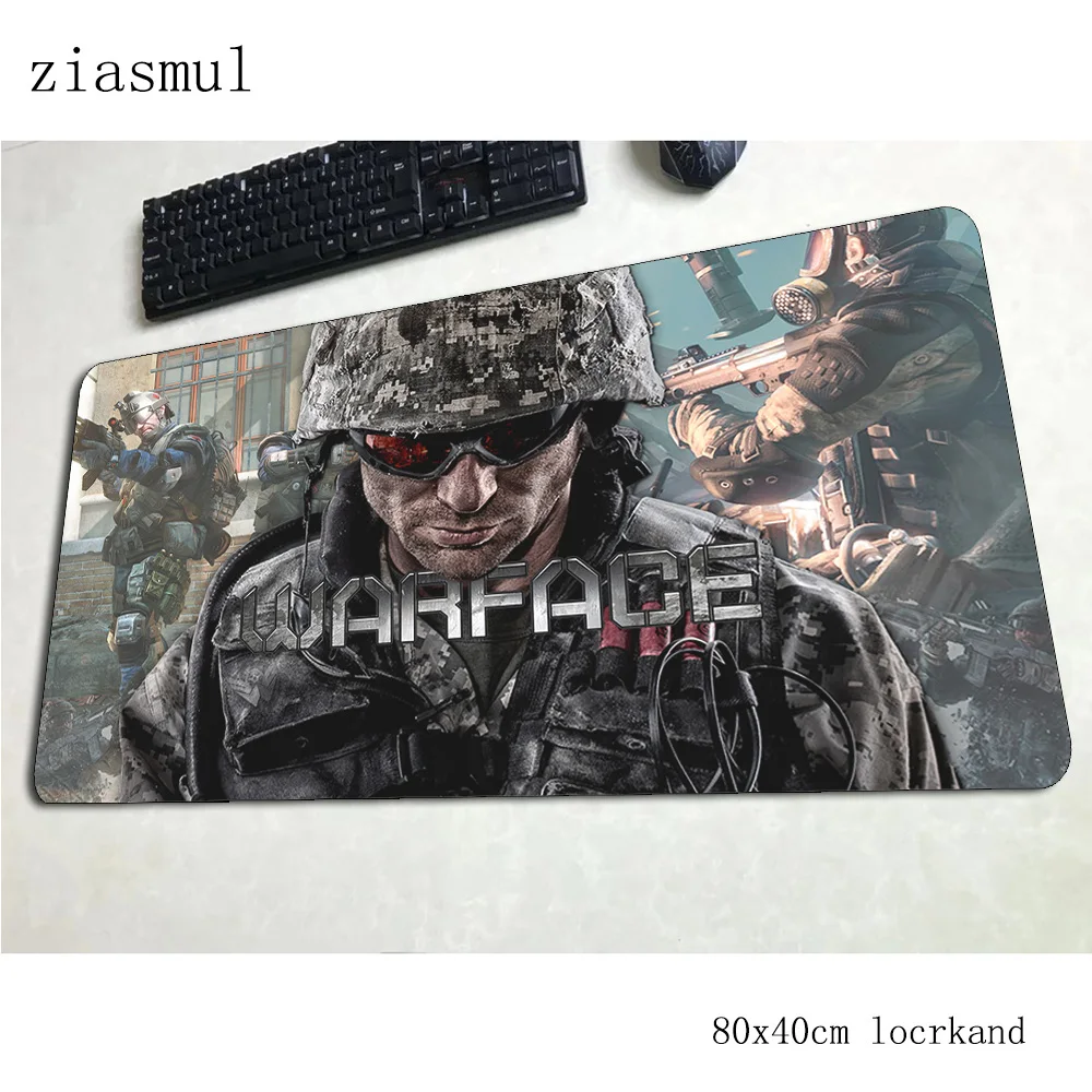 Warface коврик для мыши 80x40 см High-end компьютерная мышь геймер геймпад пк Лидер продаж