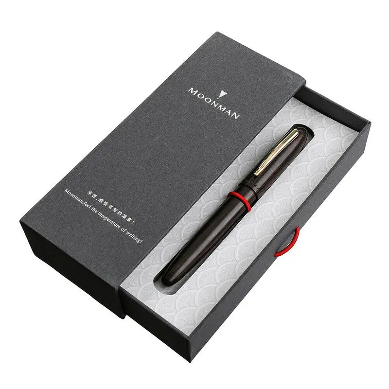 Перьевая ручка MOONMAN M6 из массива дерева портативные Нескользящие Канцтовары для