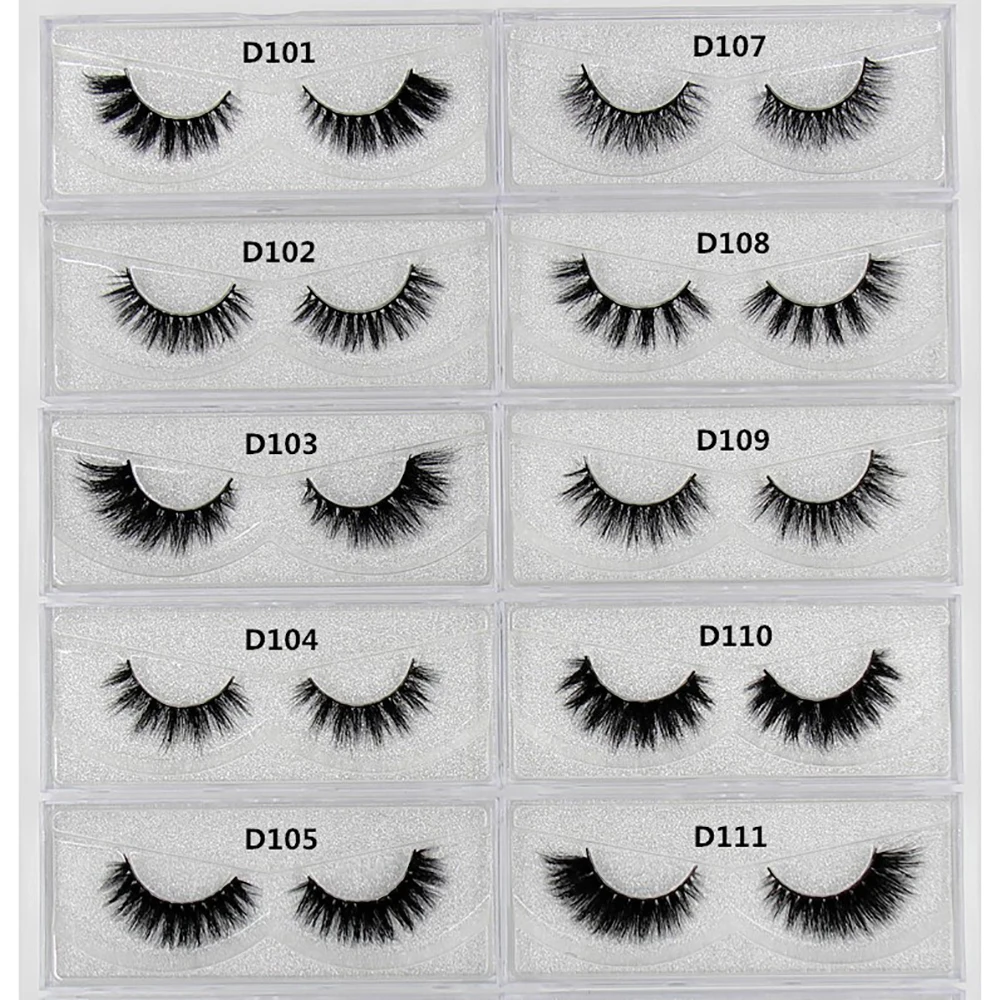 Норковые ресницы AMAOLASH натуральные длинные 3D норковые накладные