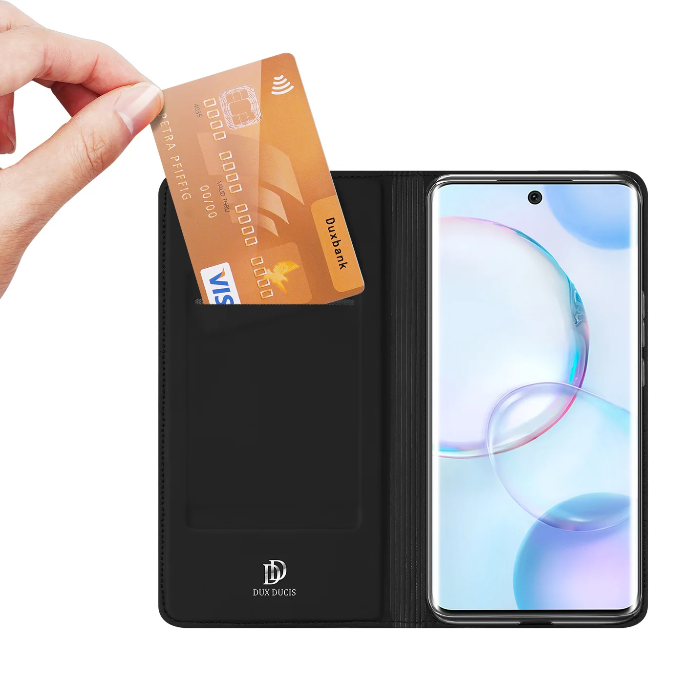 

2021 Hot Selling Dux Ducis Original Pu Flip Leather Phone Case For Honor 50 Honor50 Luxury Stand Wallet Cover Coque Funda