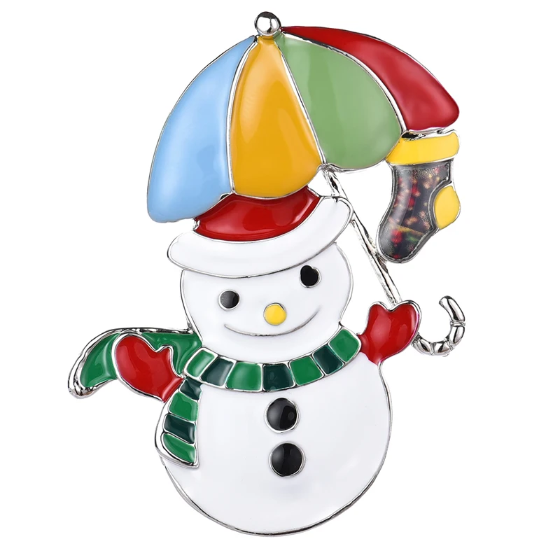 Новинка 2019 лидер продаж Рождественская брошь Снеговик для женщин и мужчин