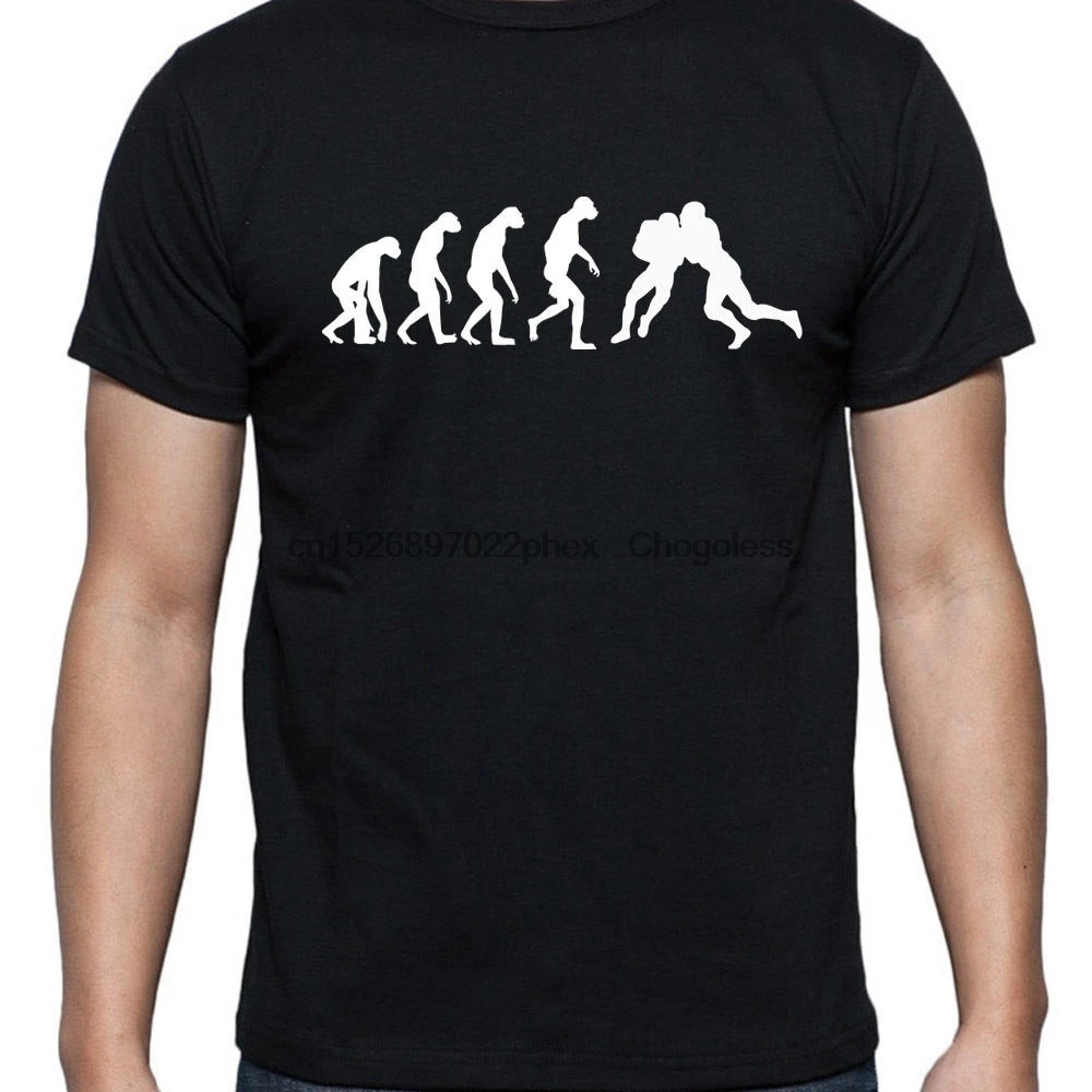 Крутая Эволюция американского футбола футболка для игрок команды Scrum|Мужские