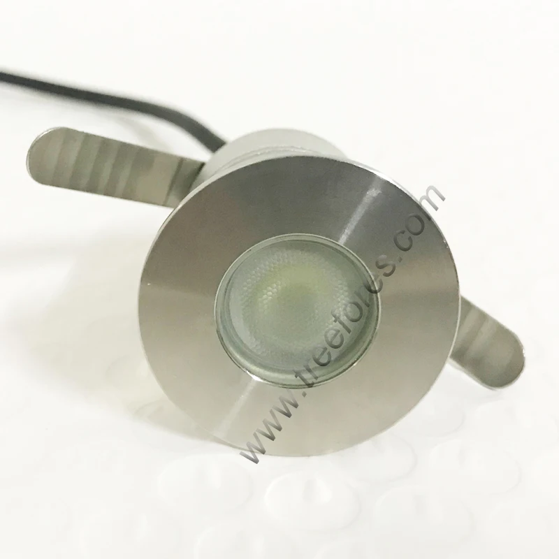 Нержавеющая сталь IP67 1 Вт CREE 12 в 24 В dc прожектор для сада отеля светодиодный утопленный светильник