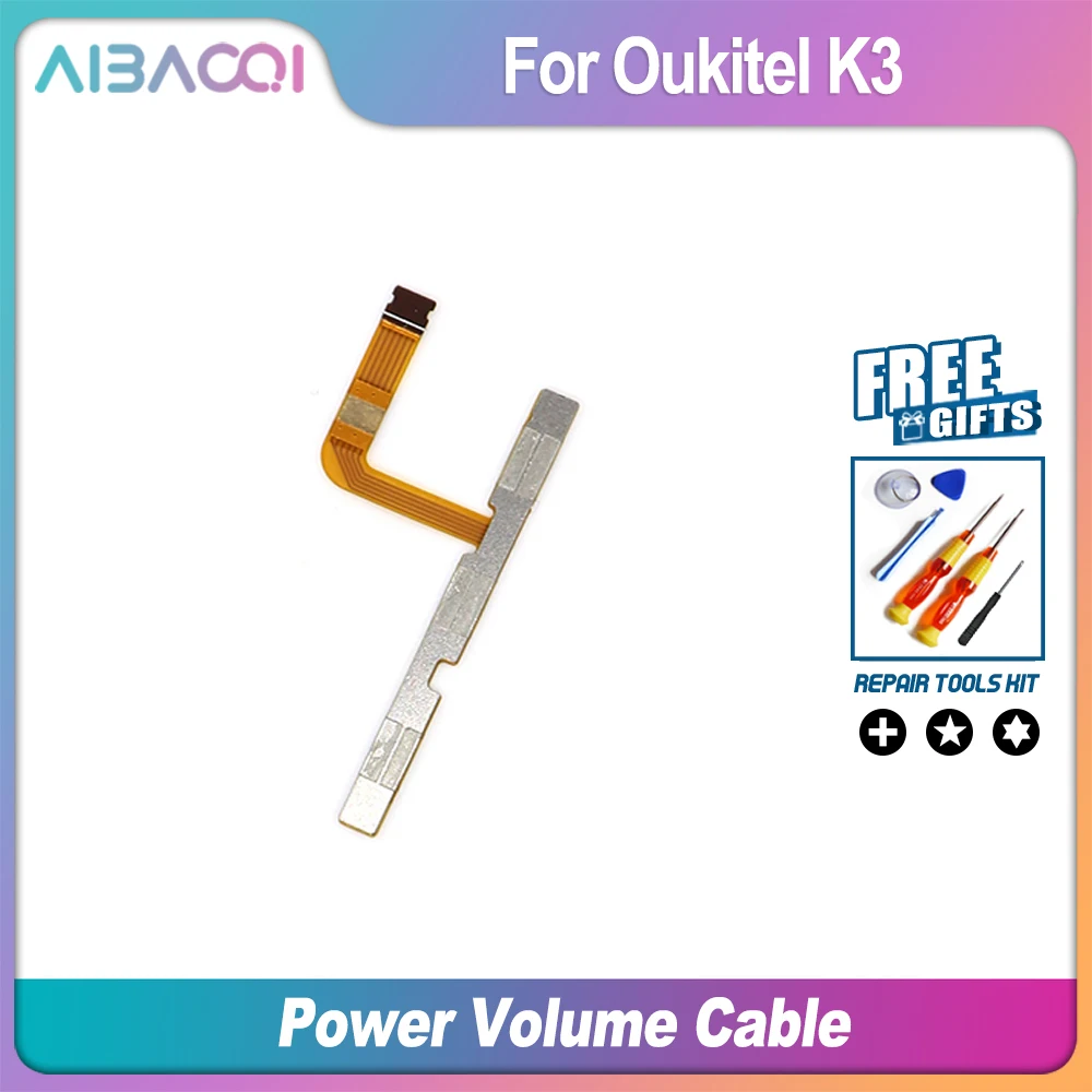 AiBaoQi New Original Power On/Off+Volume FPC Key Up/Down Button Flex Cable For Oukitel K3 Phone | Мобильные телефоны и