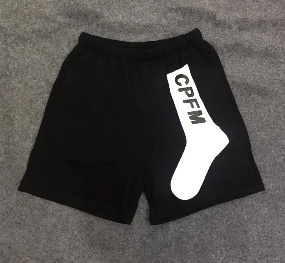 Goedkoop Hoge Kwaliteit Sok Cpfm. Xyz Gewassen Doen Oude Shorts 1:1 Mens 3 Dimensionale Afdrukken Shorts Koord Cpfm Xyz Shorts