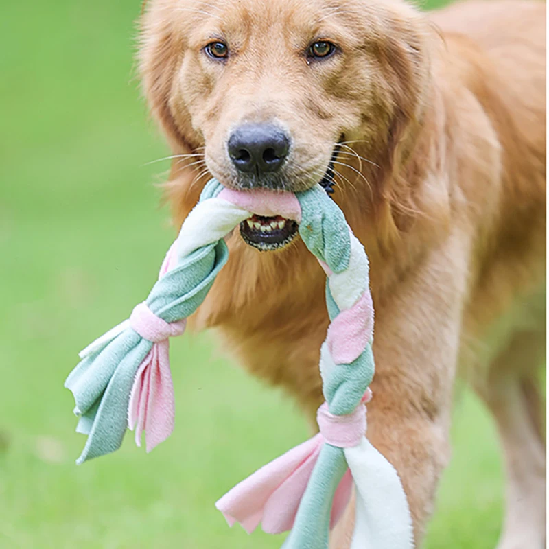 Плетеная игрушка для собак скрывающая еду медленная еда игр на открытом воздухе