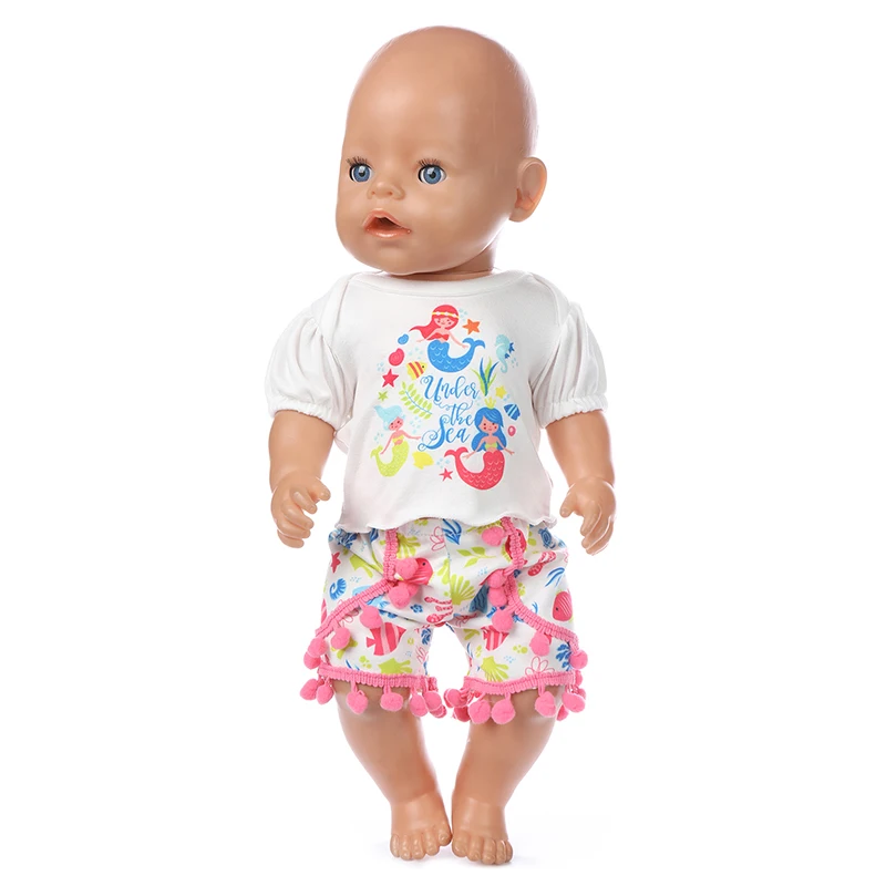 Модный мяч подходит для кукол рожденных 43 см Одежда аксессуары 17 дюймов Детская