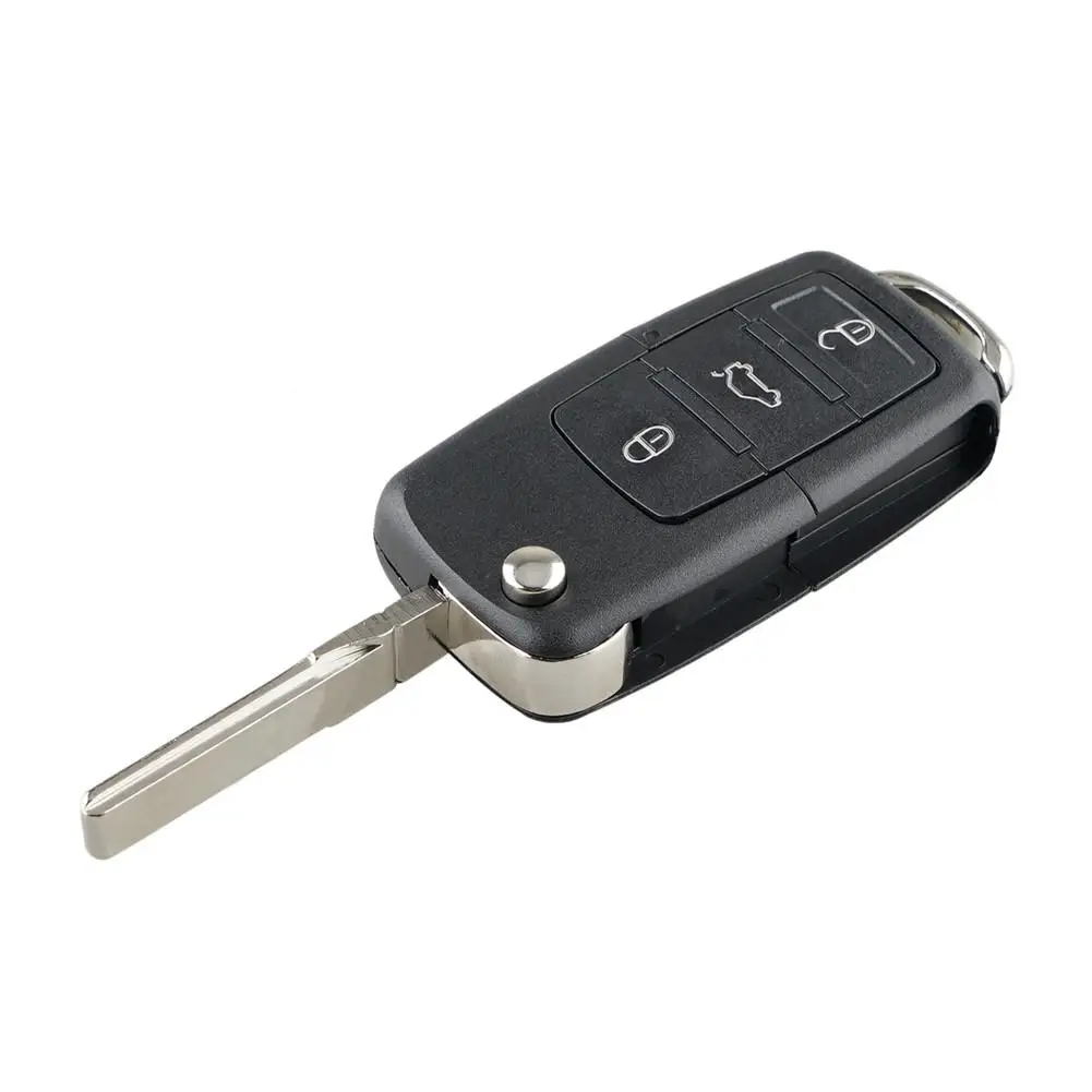 Складной умный флип-чехол с 3 кнопками для VW Volkswagen PASSAT Polo Skoda Seat 1J0959753DA 434 МГц ID48 |