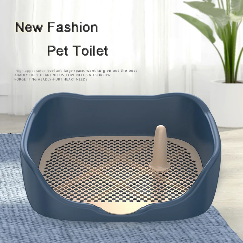 

Portable Dog Toilet Pee Pad Double Layer Tray Dog Training Cat Puppy TrayToilet For Dogs Chiens Pets WC Toilet Cleaning Potty