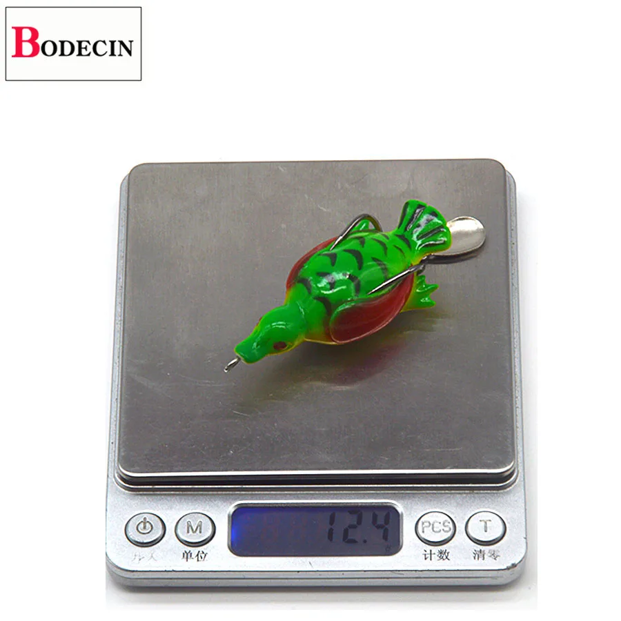 Мягкая пластиковая приманка в виде лягушки со змеиной головой свимбейт для окуня