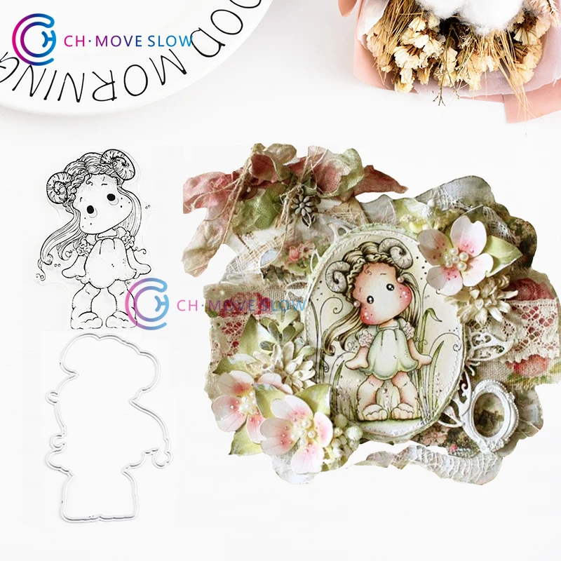 Металлические штампы и CH для милых девушек сделай сам скрапбукинг трафарет