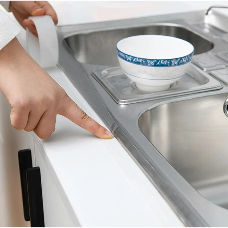 ПВХ ванная душевая раковина для ванной уплотнительная лента Прозрачная