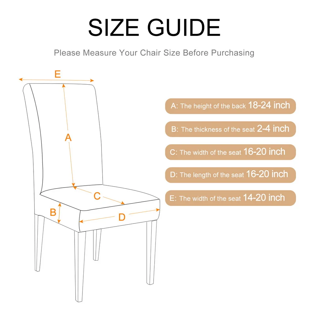 Чехол для стула из однотонной плюшевой ткани серый бархатный чехол столовой