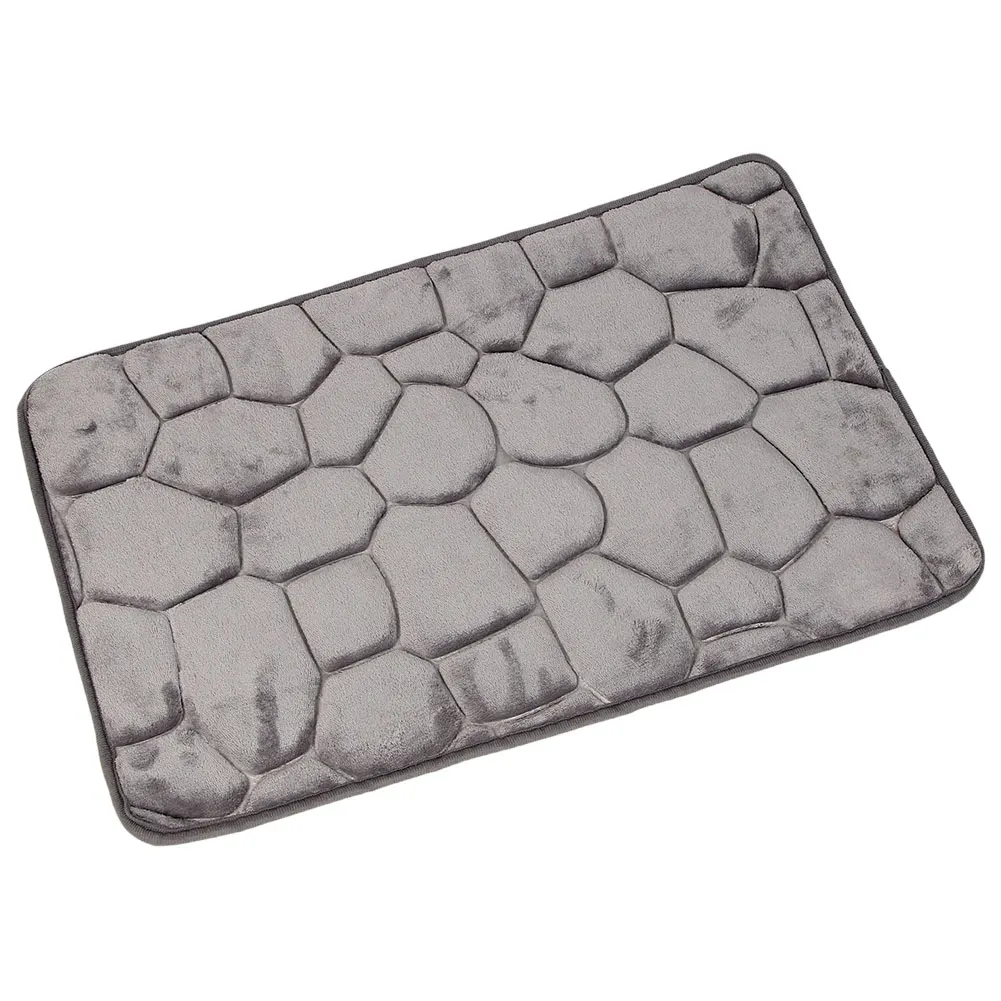 

Door Mat Bathroom Rugs Grey Floor Mats Washable Bath Bedroom Patio Soft Absorbent Doormats Machine Carpet Anti Slip