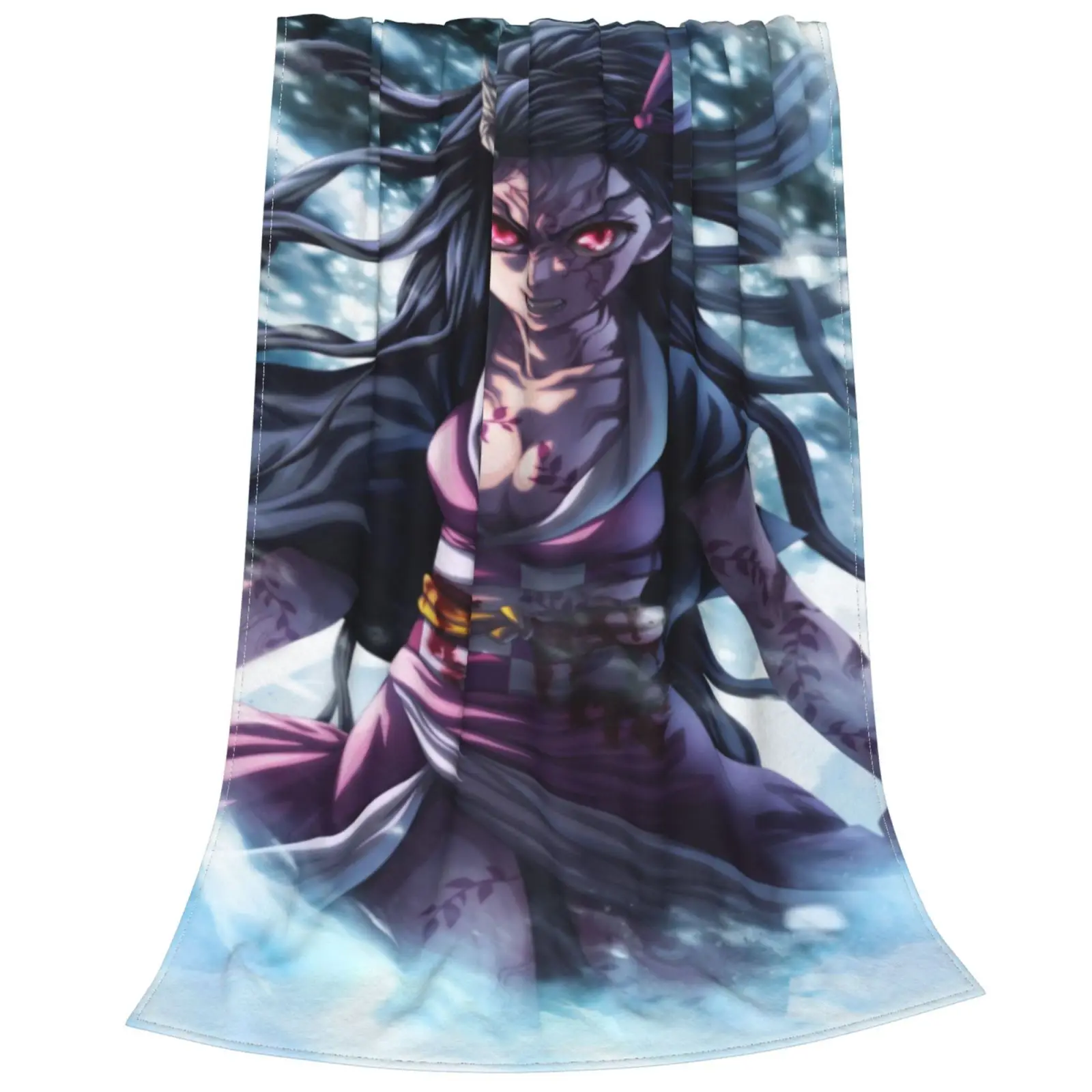 

Nezuko Demon Slayer Hunter Anime Blankets Flannel Decoration Soft Warm Throw Blanket for Home Outdoor Indoor Beds Sofa