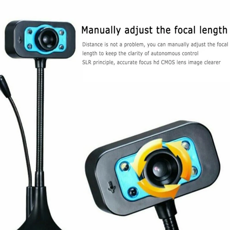 

USB 2,0 HD веб-камера Веб-камера с микрофоном для компьютера ПК ноутбука США