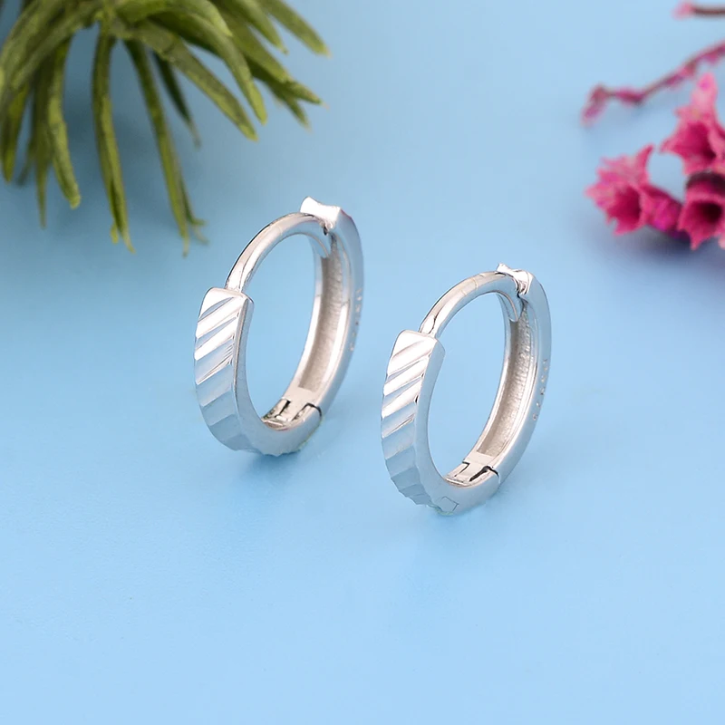 Женские маленькие серьги гвоздики из серебра 100% пробы|Серьги-гвоздики| |