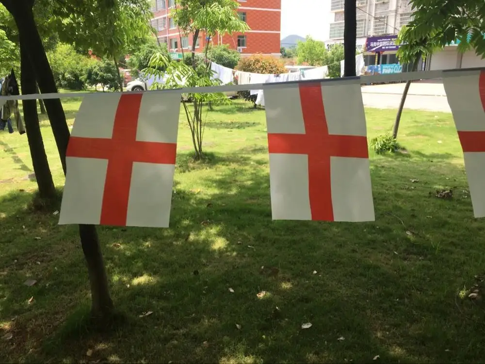 Флаги с флажками в английском стиле 30 шт. баннеры гирлянды праздничные