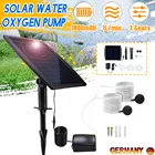 Водяной насос на солнечной батарее открытый сад фонтан рыбный бак бесщёточный пруд воды с помощью солнечной энергии набор насосов 1Lмин 450mA насос оксигенации