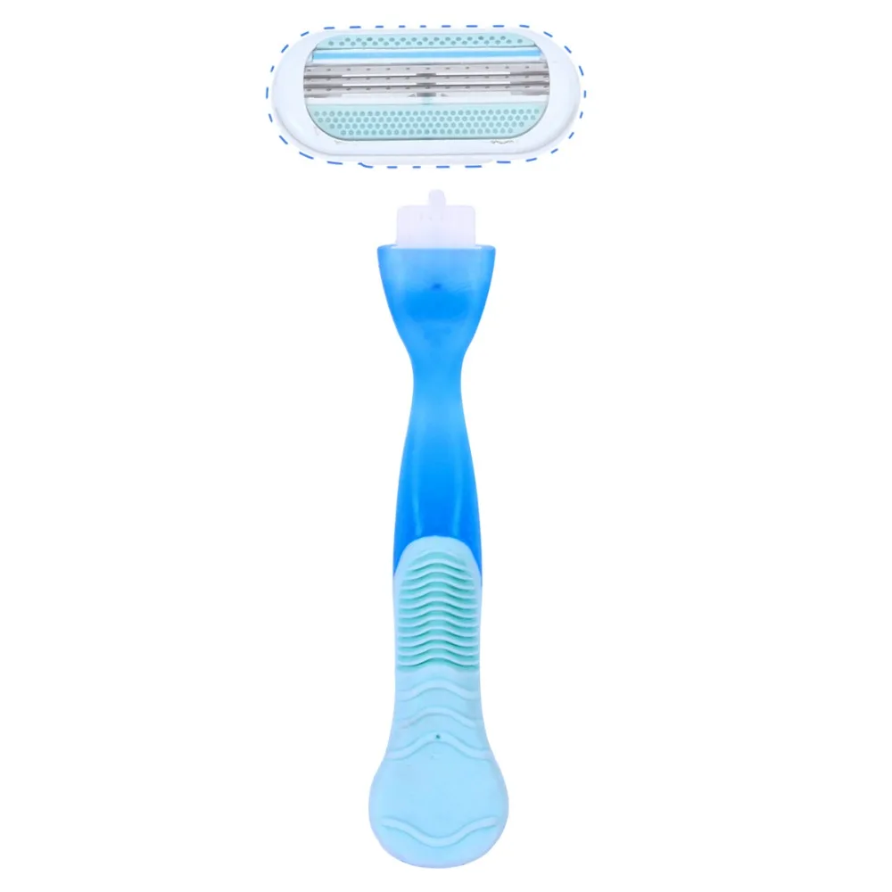 5 шт. лезвия 1 держатель женские бритвенные листья женщины бритвы сменные головка