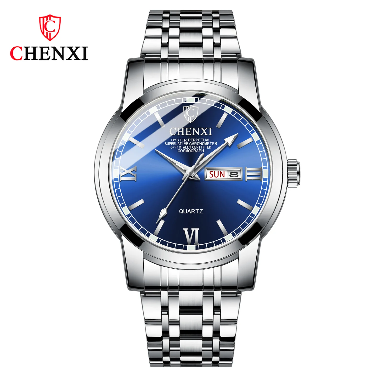 

New Luxury Business Men's Watches Stainless Steel Waterproof Men Quartz Watch Top Brand Date Male Clock Wristwatch montre homme