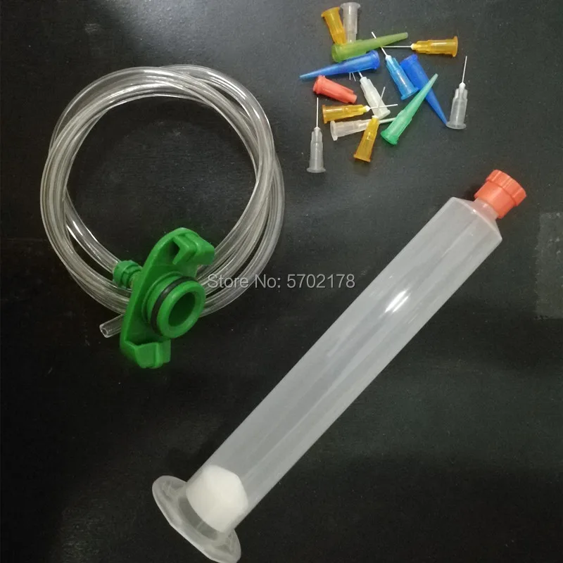 10 шт./пакет 55cc припой паста клей шприц дозирующая игла с адаптером|Эпоксиды| |