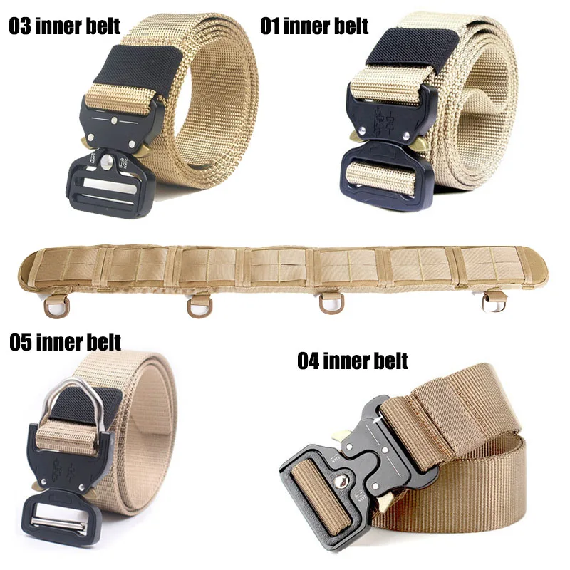 Военный военный боевой ремень Molle армейский тактический пояс для страйкбола