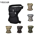 Военная холщовая поясная сумка Vilead для мужчин, многофункциональная уличная тактическая Портативная сумка для ног, для путешествий, езды, пешего туризма, рыбалки