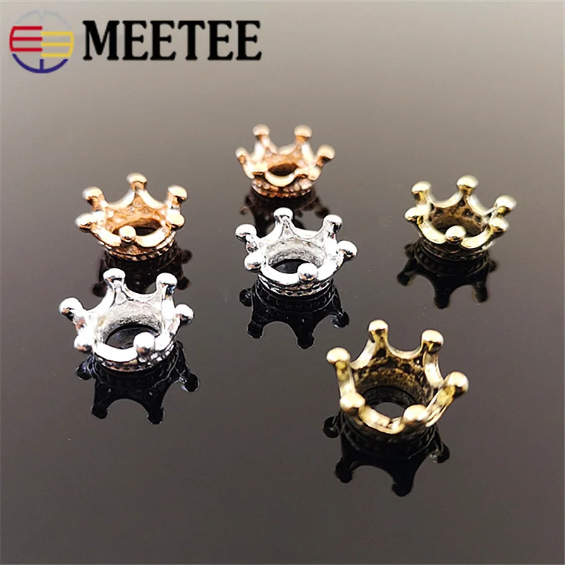 Meetee 40 шт. 12x13 мм Корона для девочек ювелирные изделия волос пряжка аксессуары
