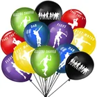 12 шт.компл. оригинальные латексные воздушные шары Fortnite для игр на вечеринку, комбинированные детские игрушки на день рождения, аксессуары для украшения вечеринки