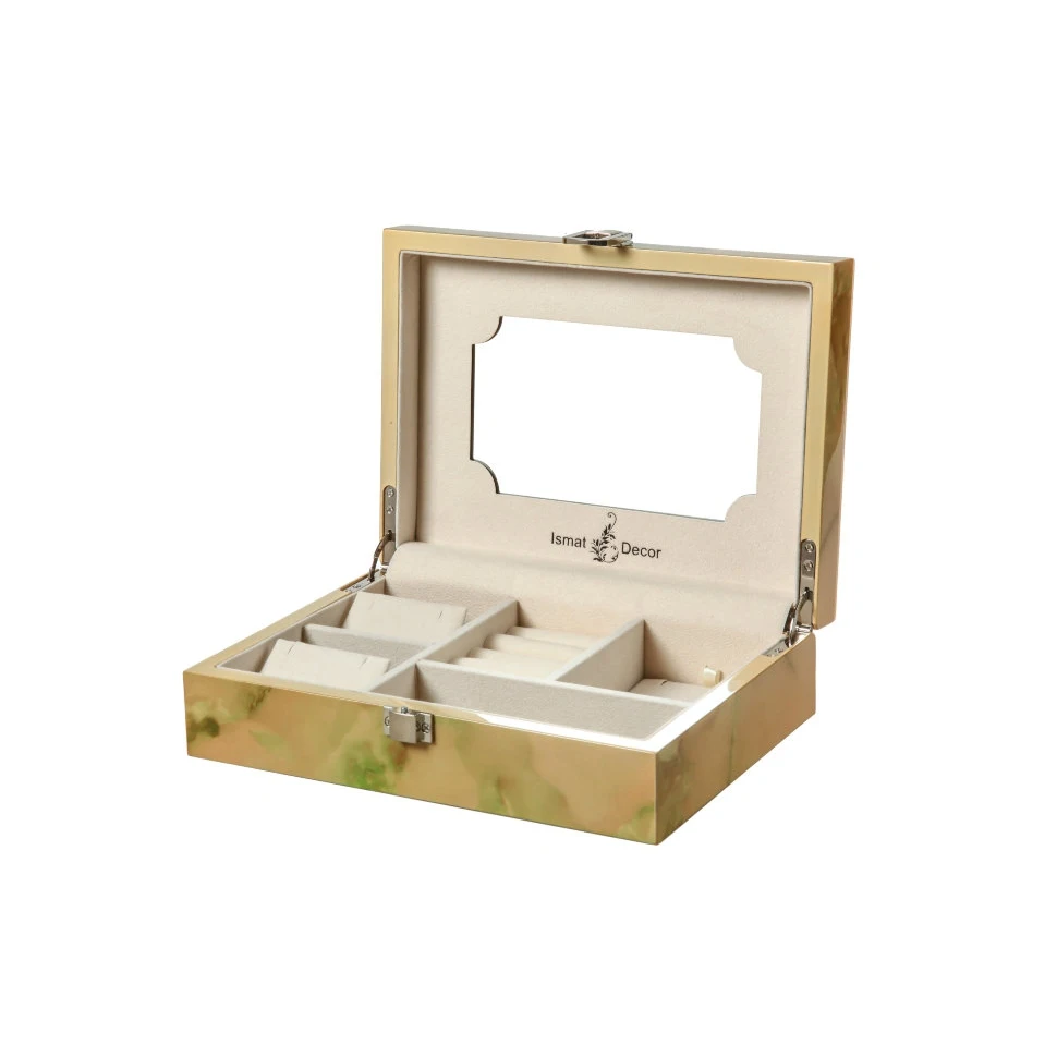 Шкатулка из дерева для украшений KPW-6177R бежевый | Дом и сад