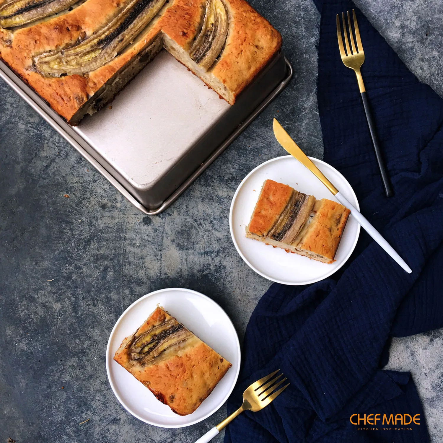 CHEFMADE 13 дюймовая форма для торта не прилипающая стандартная и сковорода мяса