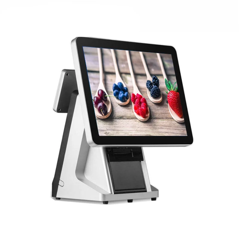 

Factory price cash register pos system pos all in one built-in VFD 80mm thermal printer pos pc