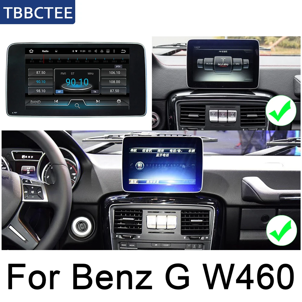 Автомобильный проигрыватель для Mercedes Benz G Class W460 2015 ~ 2019 NTG IPS Android оригинальный