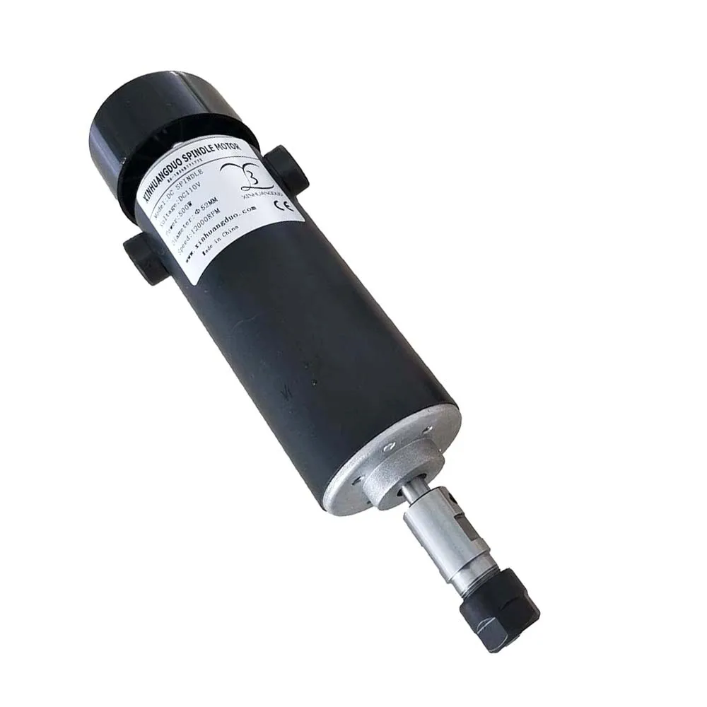 С воздушным охлаждением 0.5kw CNC spindleMotor Kit ER11 патрон 500 Вт мотор шпинделя+ регулятор скорости питания для гравировки