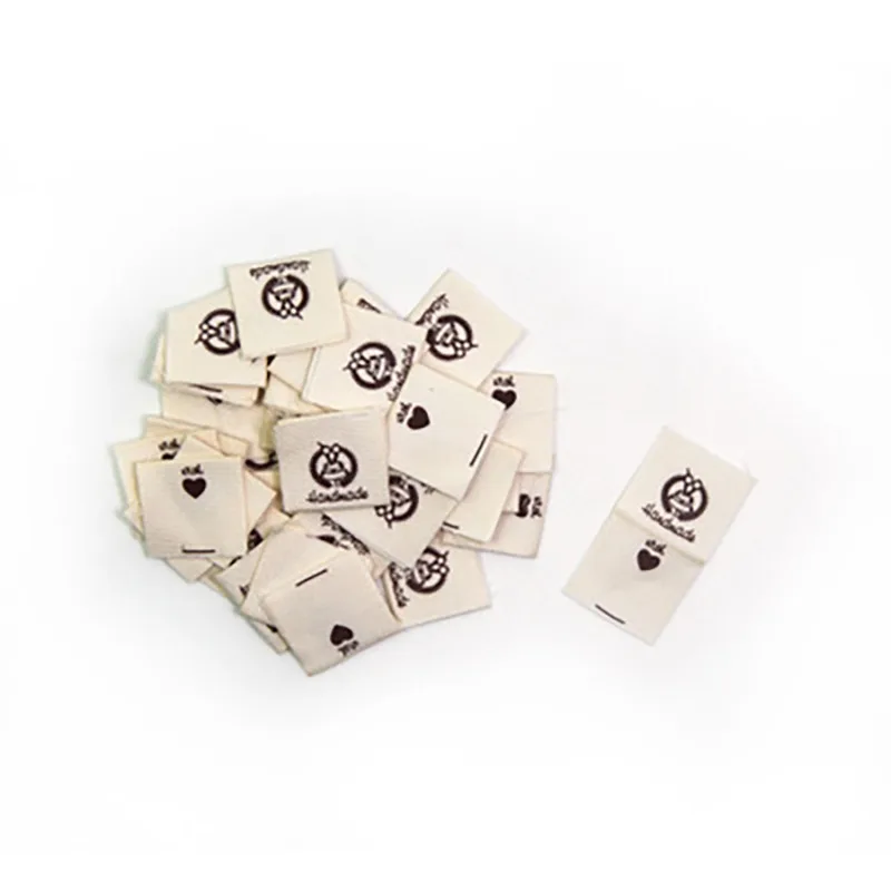 100 шт. этикетка ручной работы тканевые этикетки складные бирки с овечьим бежевым