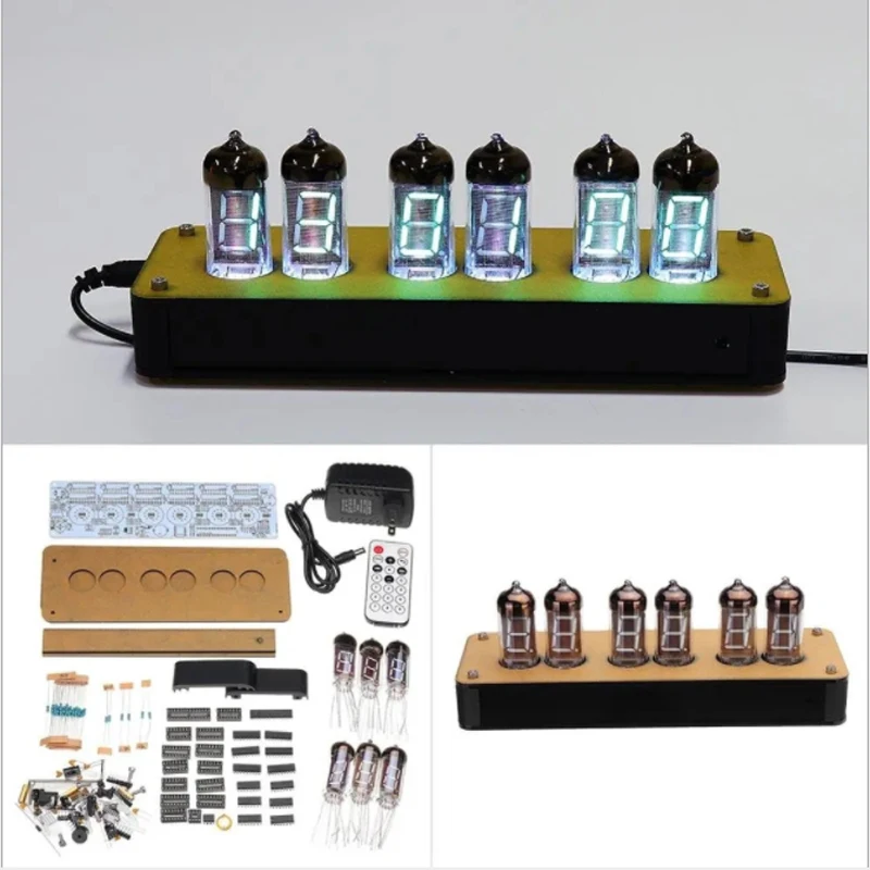 

Компоненты In line в стиле ретро iv11 флуоресцентные трубчатые цифровые часы GPS таймер набор «сделай сам» электронный будильник украшения