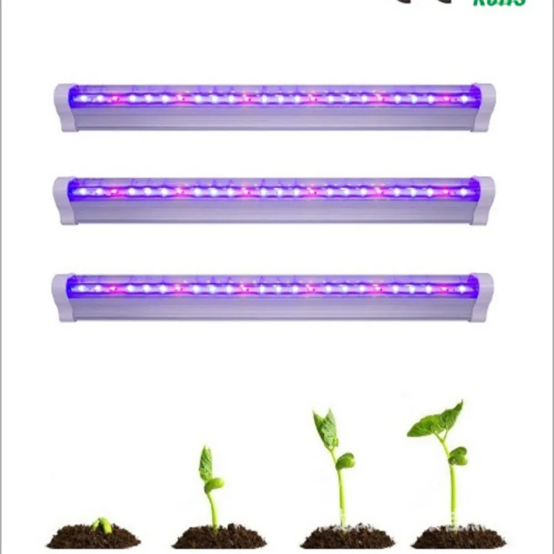 Внутренняя фотолампа для теплицы Однорядная двухрядная светодиодная красная