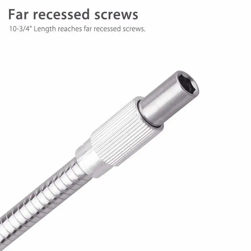 200 мм гибкий инструмент вала металлические перовые сверла отвертка бит держатель