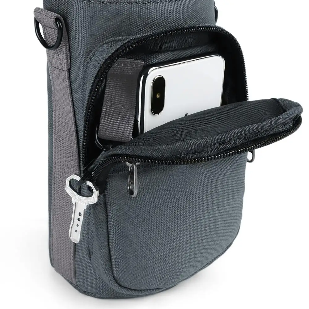 Барбарская сумка для бутылки с водой вмещает 40 унций уличные сумки ручкой