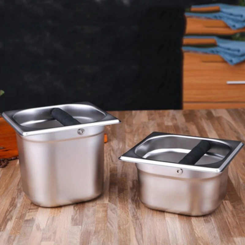 Koffie Klop Doos Rvs Koffiedik Container Doos Barista Koffie Residu Emmer Grind Afvalbak Kloppen Emmers