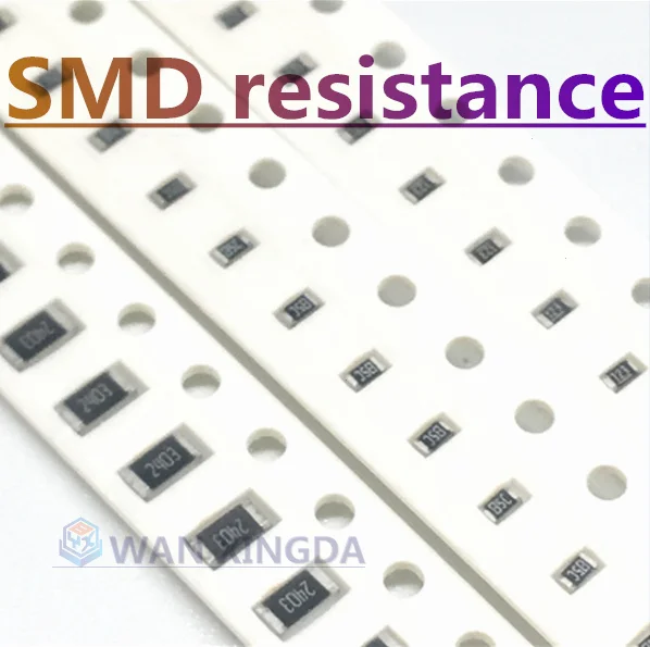 Высокоточный резистор SMD 100 0805 1R 1.5R 0R 4.7R 100R 200R 430R 1K 15K 22K 36K 10M 1% шт. комбинированные
