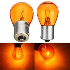 Стоп светильник автомобильный, 21 Вт, 2 шт., 1156, BA15S, стекло, высокая мощность, низкое потребление, 21 Вт, 12 В постоянного тока, белыйжелтый, #289597