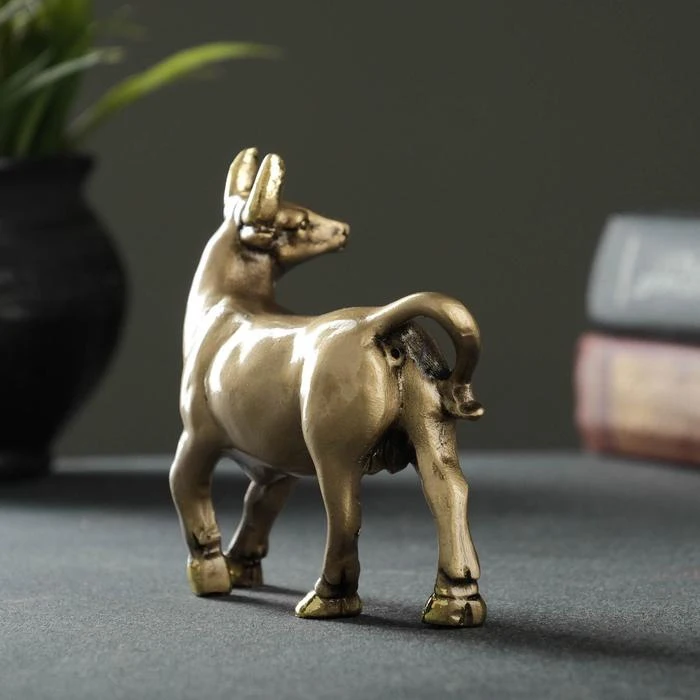 Фигура Бык золото 11х4х10см 5138030