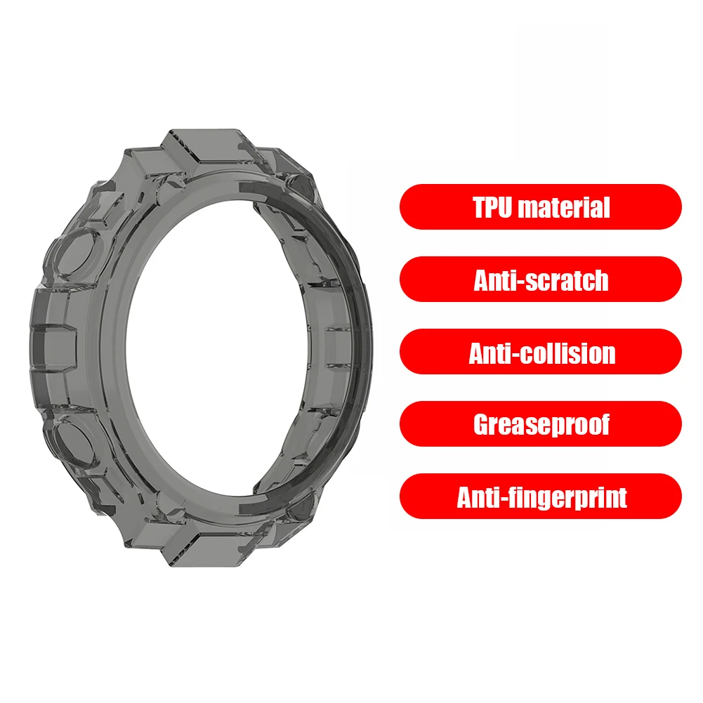 tpu anti scratch protective case anti dirt for huami amazfit t rex pro amazfit t rex smart watch wearable devices accessories free global shipping