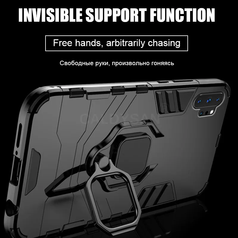 Роскошный чехол броня противоударное кольцо TPU для телефона Samsung Galaxy S8 S9 S10 плюс S10e