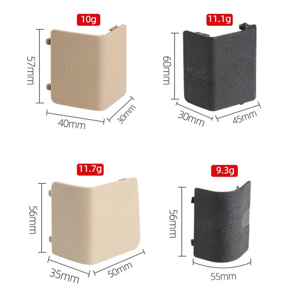 

8 color Car Interior Kick Panel Cap Cover Left OBD Plug Cover LHD For BMW E90 E84 F25 F35 2005-2015