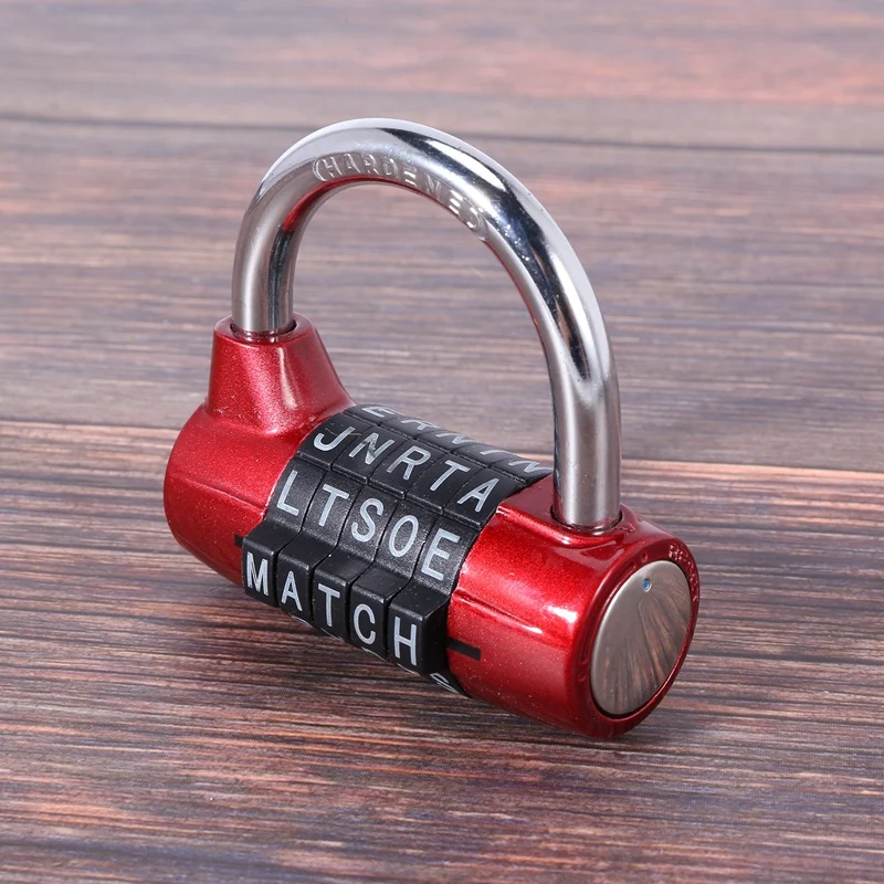 

New 5 Letter Zinc Alloy Combination Padlock Code Password Lock Door Cabinet Drawer Bike Motorcycle Student Locker Locks