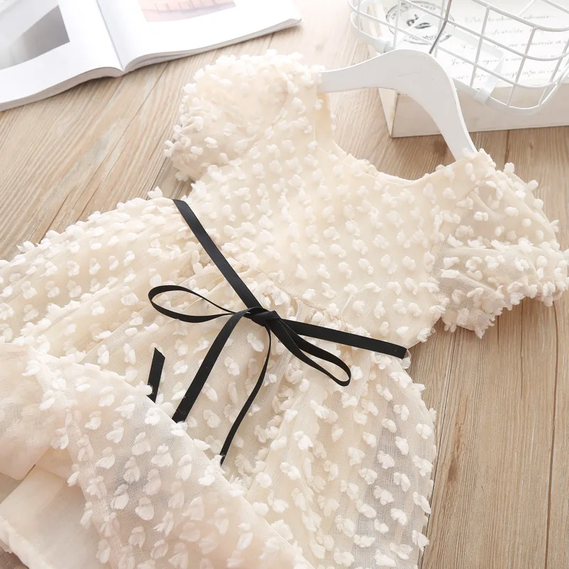 Модное летнее платье принцессы для девочек кружевное вечерние на день рождения |